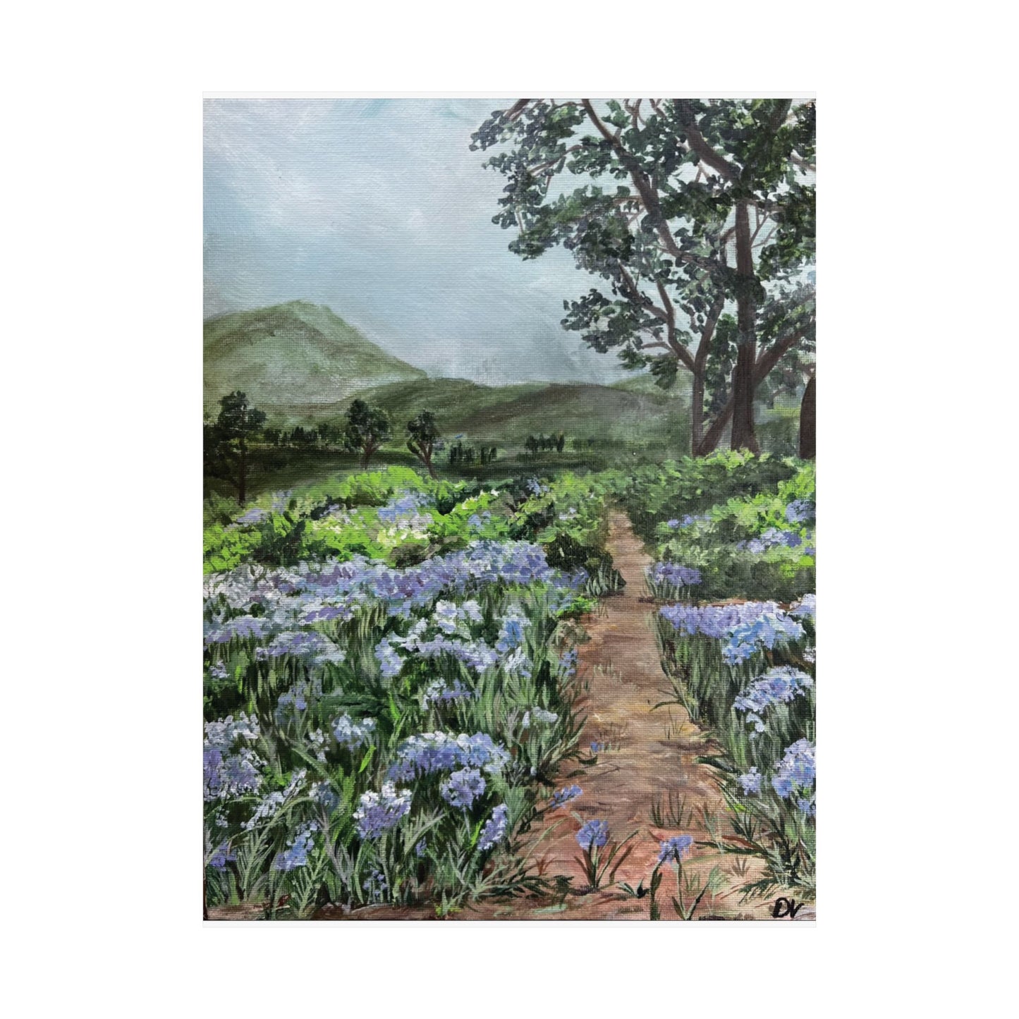 Vertical Poster, Spring Landscape